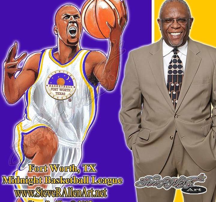 TEXAS STATE SENATOR KONNI BURTON AND OLYMPIC ARTIST STEVE R. ALLEN UNITE IN THE LAUNCH THE FORT WORTH MIDNIGHT BASKETBALL LEAGUE